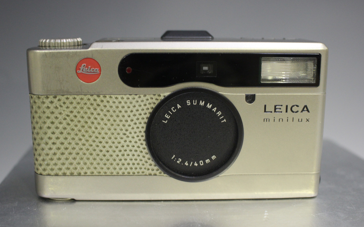A Leica Minilux DB Exclusive camera, No. 2161336, circa 1995
