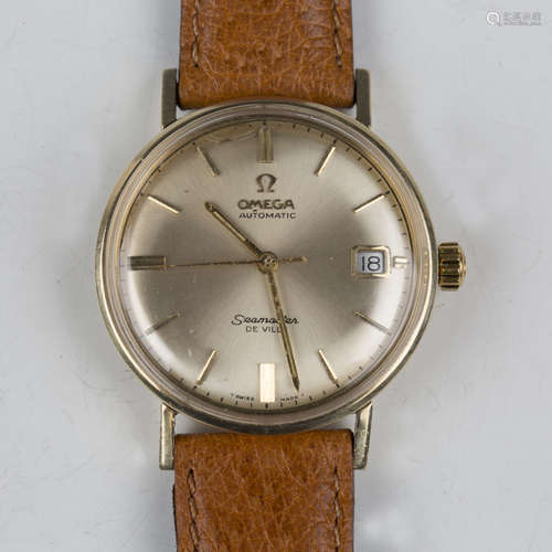 An Omega Automatic Seamaster de Ville gold circular cased ge...