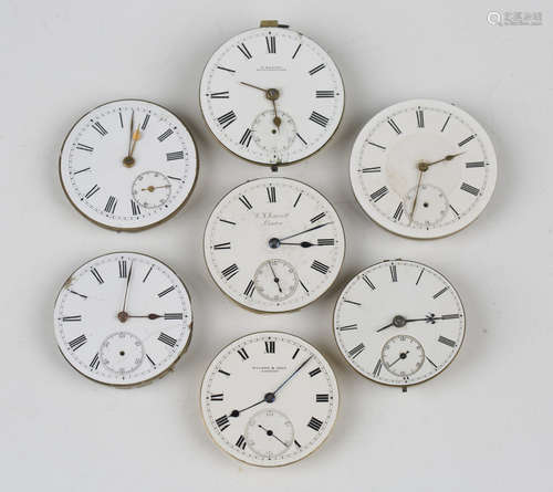 A collection of twenty-six gentleman's pocket watch movement...