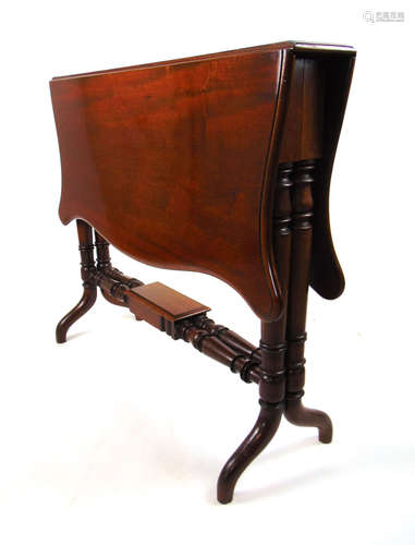 A 19th century mahogany sutherland table,