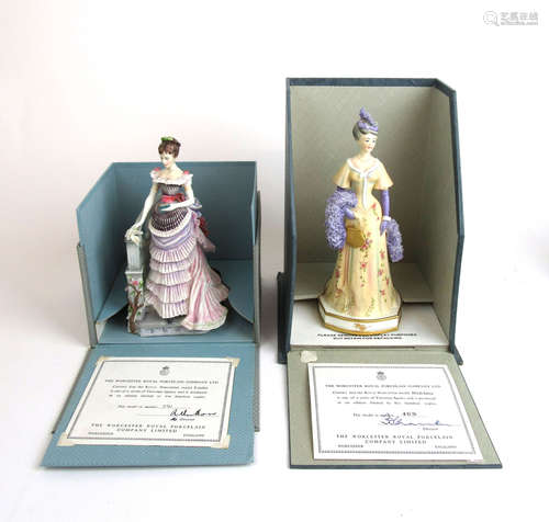 A boxed limited edition Royal Worcester figure 'Madelaine' t...