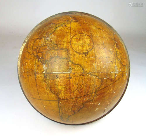 Newton's New Terrestrial Globe exhibiting the tracks and dis...