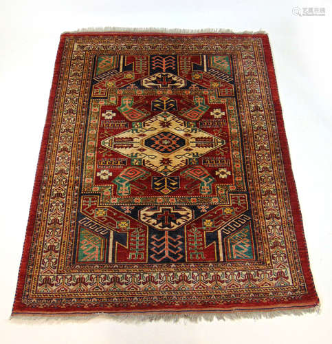 A modern handwoven rug, 203 cm x 163 cm CONDITION REPORT: Ge...