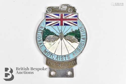 National Motorists Full-Member's Motorcar Badge