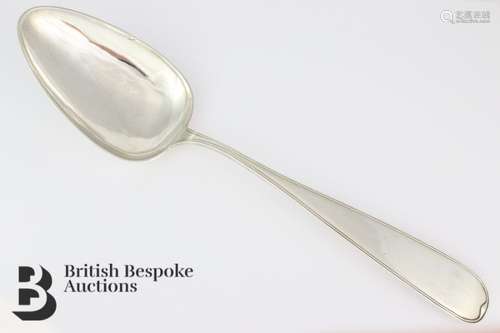 Norwegian Silver Basting Spoon