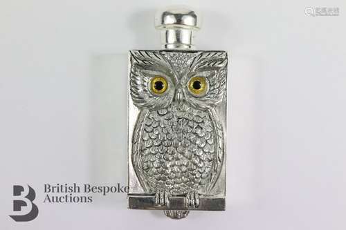 Silver Plated Perfume Bottle