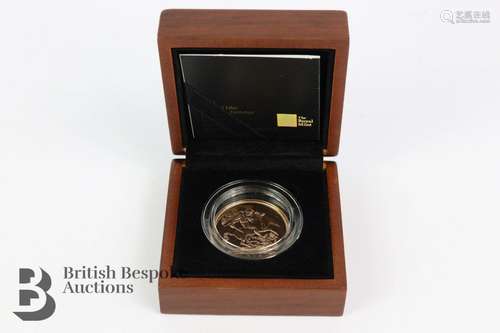 2013 Gold Brilliant Uncirculated £5 Coin