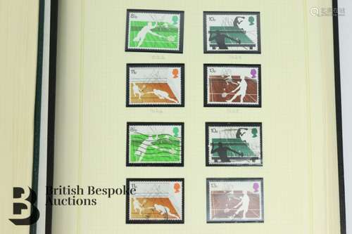 GB Stamps in Three Albums, QV, KGV and KGVI