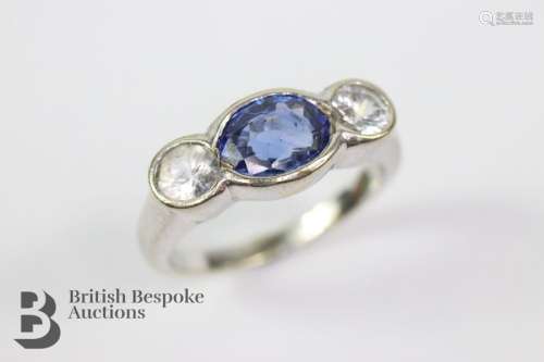 Bespoke 14/15ct Ceylonese Sapphire Ring