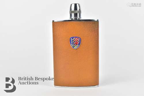 British Automobile Racing Club Motoring Drinks Hip Flask