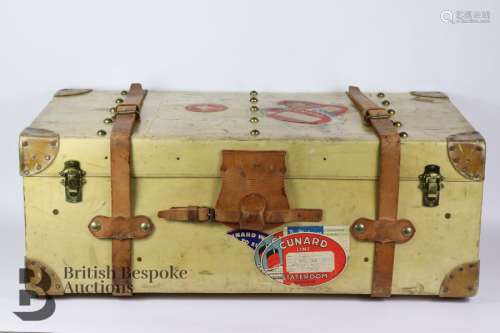 Vintage Steamer Travel Trunk