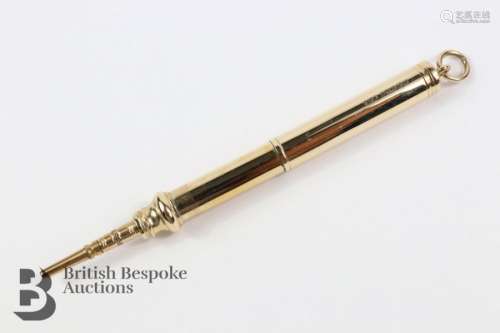 9ct Gold Telescopic Pencil