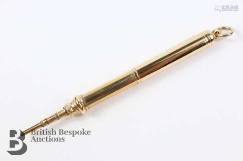 9ct Gold Telescopic Pencil