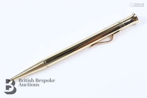 9ct Gold Baker's Pointer Propelling Pencil