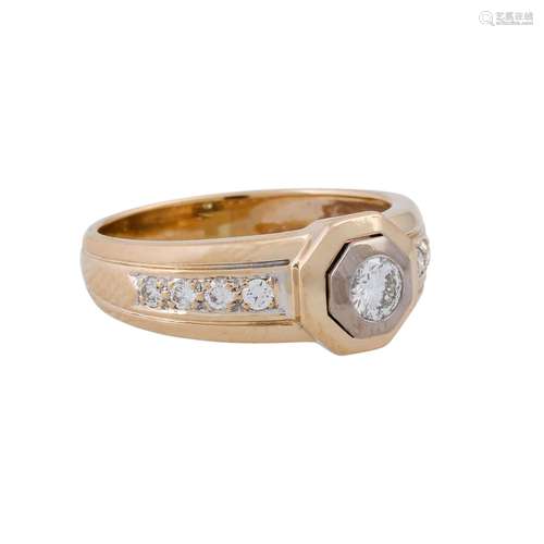 Ring mit Brillanten zus. ca. 0,40 ct,