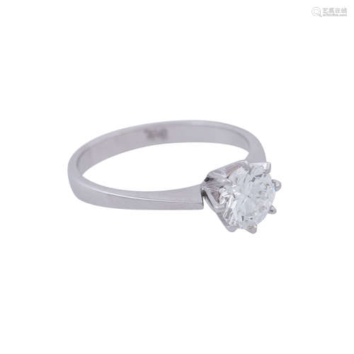 JACOBI Ring mit Brillantsolitär von 1,04 ct,