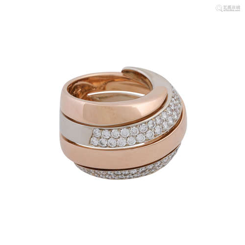 Ring mit Brillanten von ca. 1,6 ct,