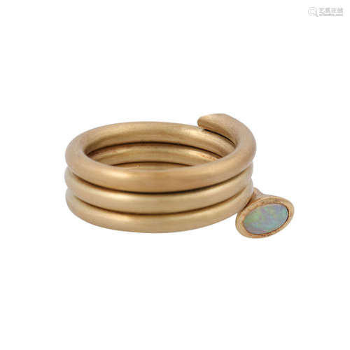 Wickelring mit ovalem Opal,