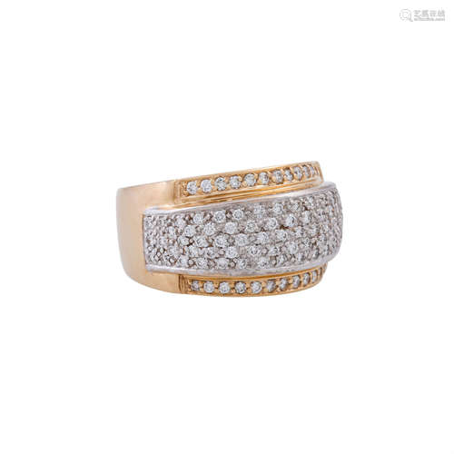 Ring mit Brillanten zus. ca. 0,70 ct,