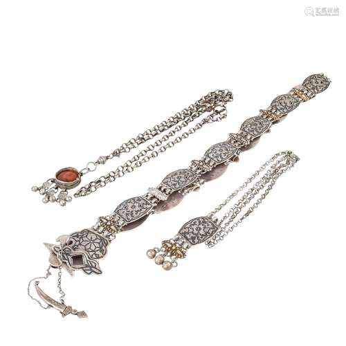 Konvolut arabischer Silberschmuck,