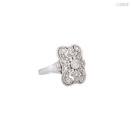 Ring mit Altschiffdiamant von ca. 0,25 ct,