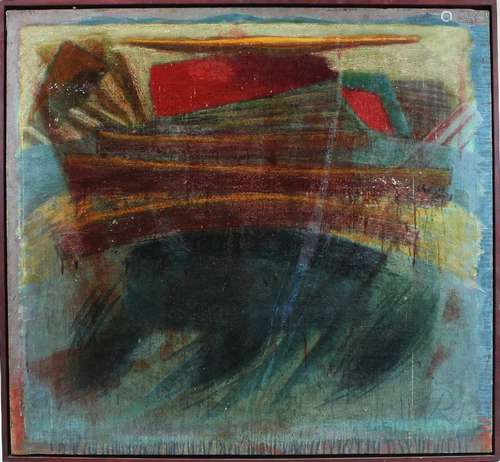 Rolf Behm (deutsch, geb. 1952), Gekrümmter Horizont I, 1986,...