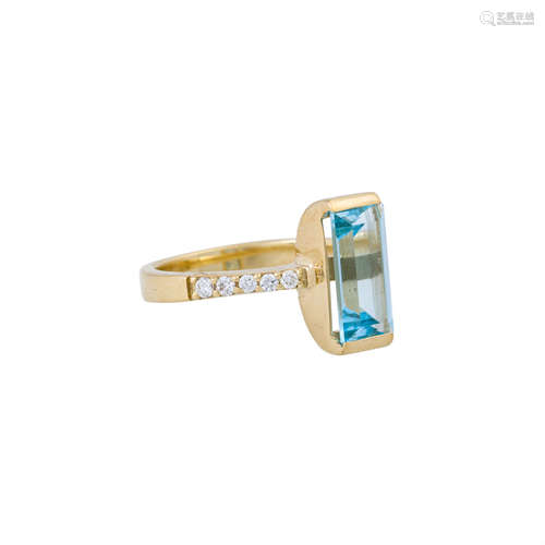 Ring mit Blautopas