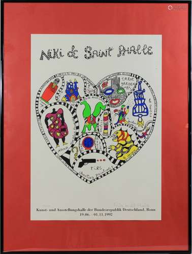 Niki de Saint Phalle, Plakat Kunst- und Ausstellungshalle Bo...