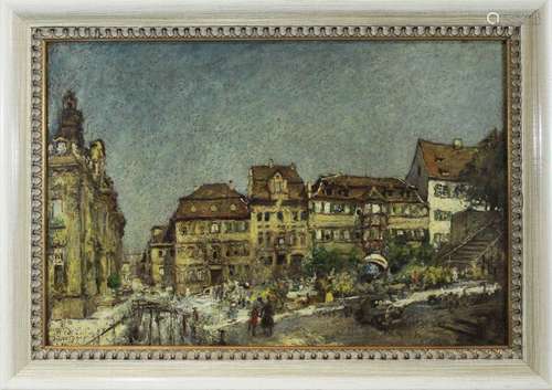 Friedrich Schüz (deutsch, 1874 - 1954), Düsseldorf, Öl a. Ka...