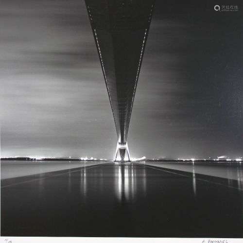 Arkadius Zagrabski (deutsch, 1959), Pont de Normandie at Nig...