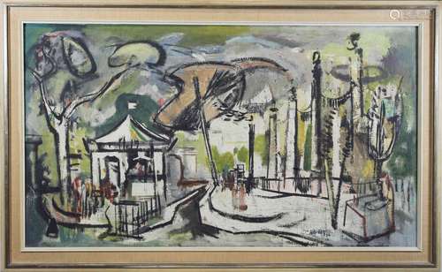 Hans Schröers (deutsch, 1903 - 1967), Im Bois de Boulogne, 1...