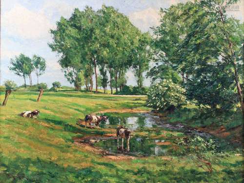 Wilhelm Fritzel (deutsch, 1870 - 1943), Sommer auf Rügen, Öl...