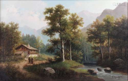 Charles Louis Guigon (schweizerisch, 1807 - 1882), Landschaf...