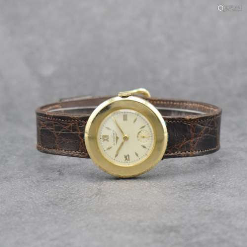 LONGINES-WITTNAUER 14k yellow gold gents wristwatch