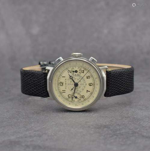 MINERVA / HUBER gents wristwatch with chronograph