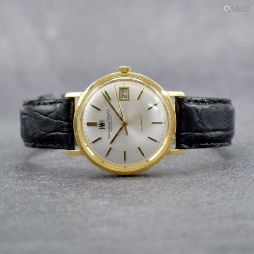 IWC rare 18k yellow gold gents wristwatch