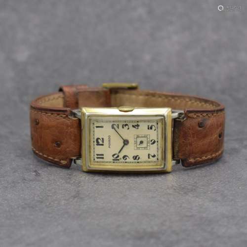 MOVADO 18k yellow gold gents wristwatch