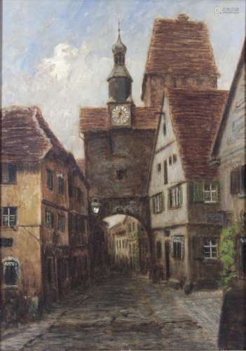 Karl Hagedorn (britisch, 1889 - 1969), Rothenburg ob der Tau...