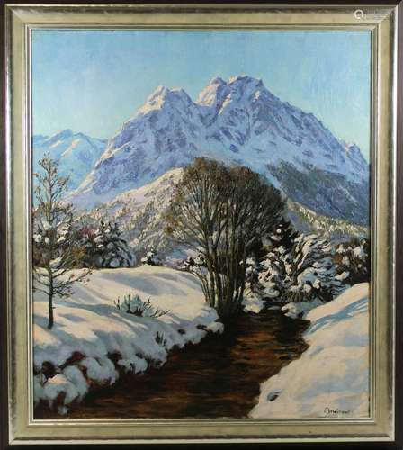 Fritz Modrow (deutsch, geb. 1888), Berglandschaft, 20. Jh., ...