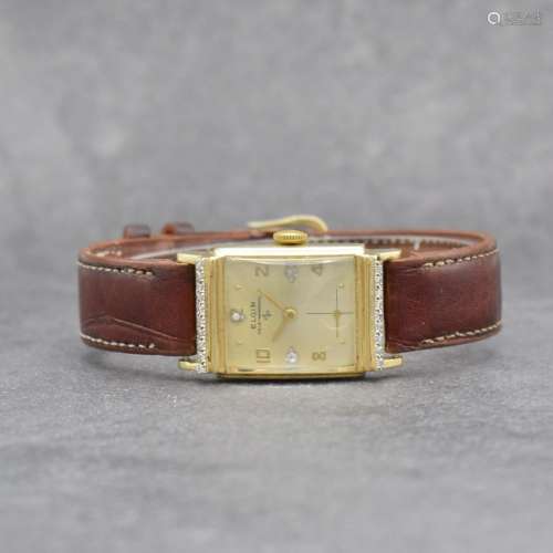 LORD ELGIN 14k yellow gold gents wristwatch