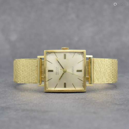 PRIOSA 14k yellow gold gents wristwatch