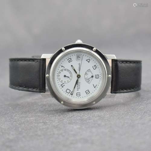 HERMES Paris gents wristwatch with power reserve