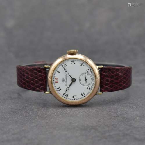 THOMAS RUSSEL & SON 9k pink gold wristwatch