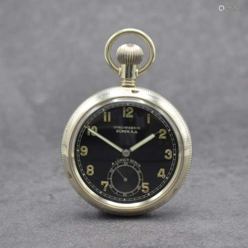 Uhrenfabrik BüREN A.G./A. LüNSER Berlin pocket watch