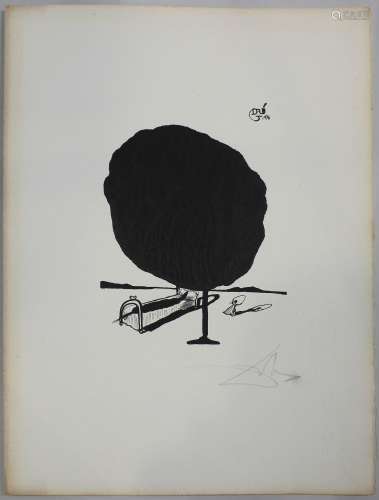Salvador Dali (spanisch, 1904 - 1989), Abstraktion, 1976, Li...
