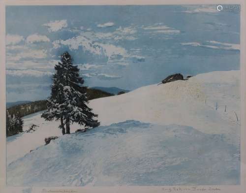 Friedrich Iwan (deutsch, 1889 - 1967), Riesengebirge, Radier...