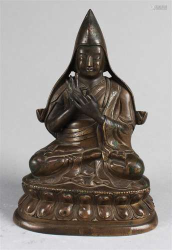 Antique Chinese Bronze Buddha Statue