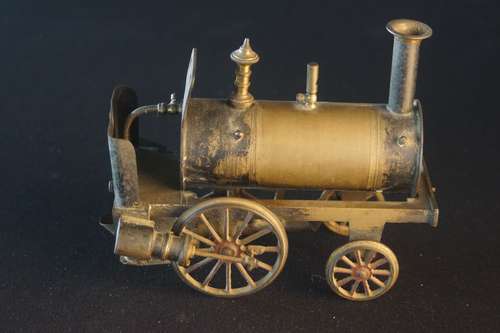 Locomotive de plancher, fin XIXe - Jouet ancien - Chemin de ...