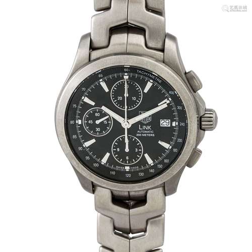 TAG HEUER Link Chronograph, Ref. CJF2110. Herrenuhr. Damalig...