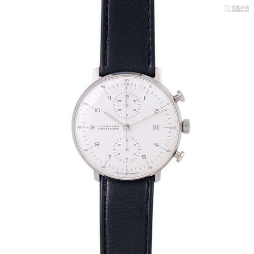 JUNGHANS Max Bill Chronoscope, Ref. 027/4800.00. Herrenuhr. ...